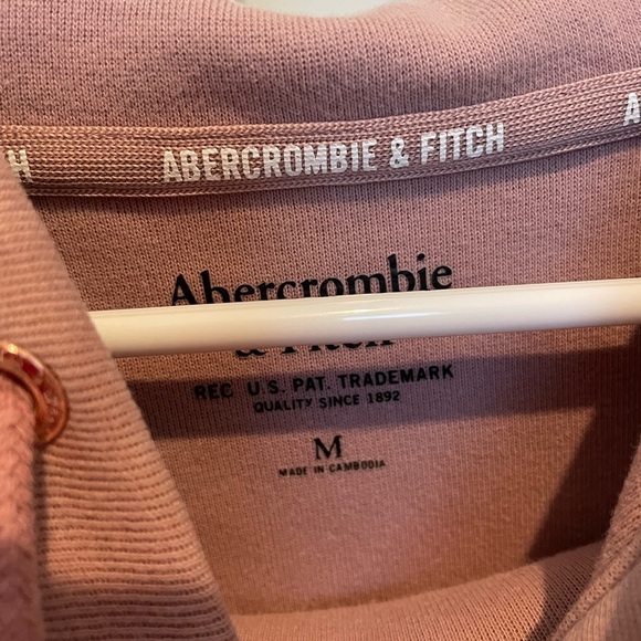 Abercrombie & Fitch Dusty Pink Sleeveless Hoodie - Picture 3 of 3